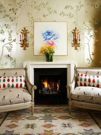 De Gournay Hand Painted Wallpaper Furniture And Other Lovelies Pi