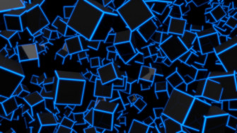 Blue Neon HD Background Wallpaper