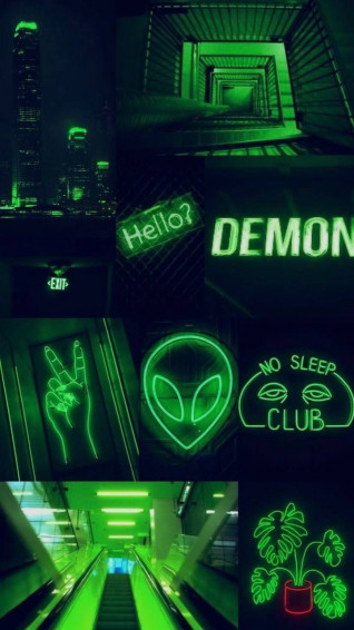 Alien Collage Wallpaper By Gid5th
