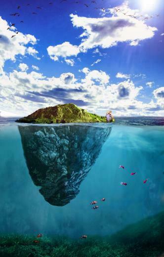 Image Sea Coast Water Ocean Horizon Mountain Cloud