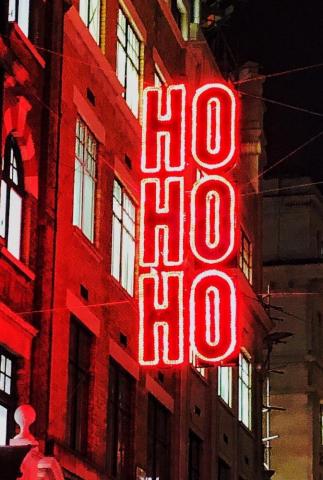 Christmas Neon Lights In London Festive Decoration Inspiration