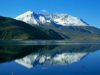 Photo Mount St Helens And Spirit Lake Washington Wallpaper