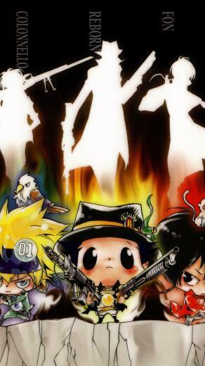 Art Teacher Mafia Reborn Anime Arcobaleno Katekyo