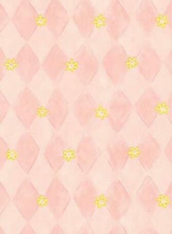 Pink Daisy Harlequin Wall Paper Kids Decor Store
