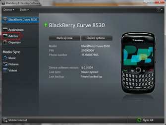Syncing To A Blackberry Classic Using Desktop Software