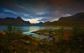 Peaceful Lake Scenery Wallpaper