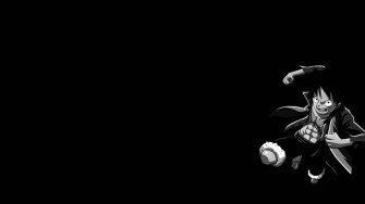 Luffy Black Wallpaper