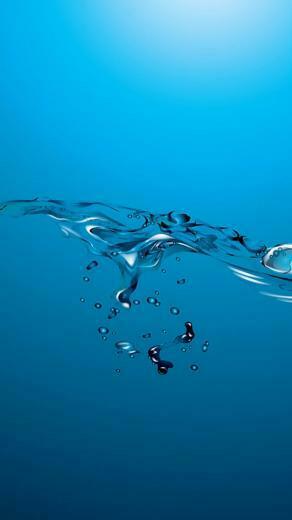 Water Level Bubbles Simple Blue iPhone Plus HD Wallpaper Ipod