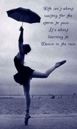 Ballet Beautiful Cute Dance Girl Life Pretty Rain Umbrella Pictures