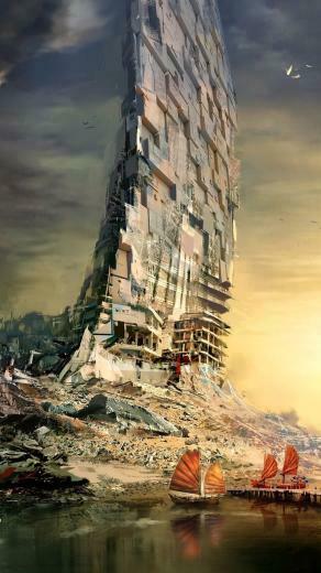 3d Fantasy Architecture For iPhone Plus Wallpaper