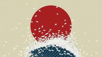 Japan Flag Wallpaper High Art In