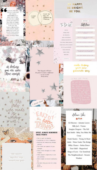 Summer Mood Board Wallpaper Be Happy Bright You