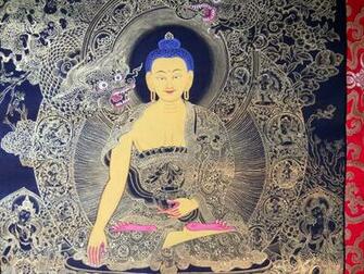 Tibetan Buddhism Gold Leaf Buddhist