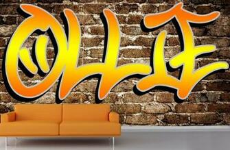 Custom Name Graffiti Wallpaper Mural Muralswallpaper Co Uk
