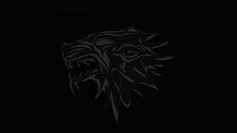 Stark Game Of Thrones Logo Emblem Wolf Full HD 1080p Background