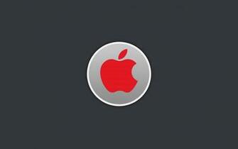 Apple Computer Red Logo HD Wallpaper