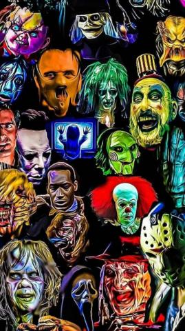 Movies Wallpaper In Horror Artwork Cartoon