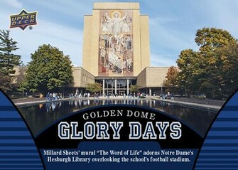 Notre Dame Fighting Irish Football Rudy Upper Deck