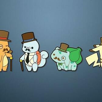 Charmander Squirtle Bulbasaur Pokemon Pikachu