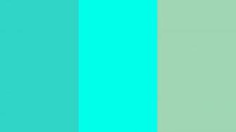Turquoise Blue Green Three Color