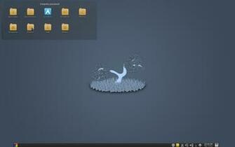 System Archlinux Desktop Kde Sc Wallpaper Biominimal Blue