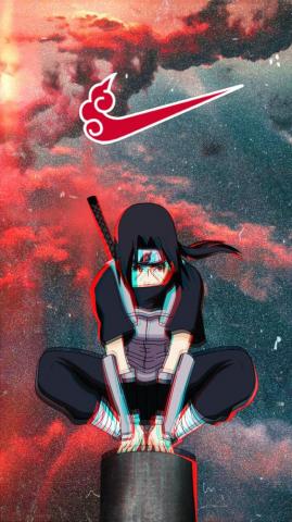 Itachi 3d Nike Cloud Naruto Uzumaki Art Uchiha
