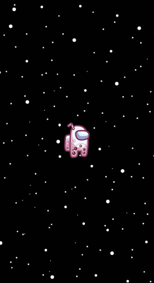 Among Us Space Background Wallpaper