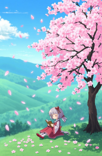 Anime Cherry Blossom Wallpaper