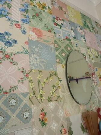 He Then Says That My Wallpaper In The Sewing Room Would Have To Go