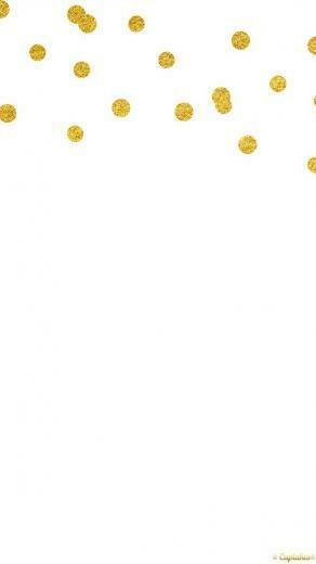 Gold Confetti Spots Dots iPhone Phone Background Wallpaper Lock Screen