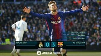 Laliga Fc Barcelona Win Elclasico