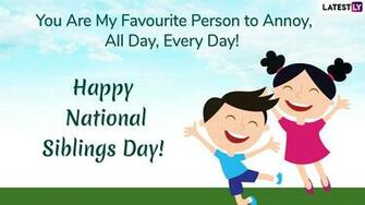 National Siblings Day Funny Quotes Gif Image And Sms