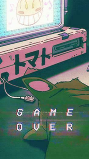 Keke On Vaporwave Wallpaper iPhone