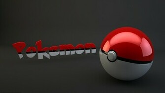 Pokemon Dark Mangotangofox 3d Logo Pokeball Wallpaper Art