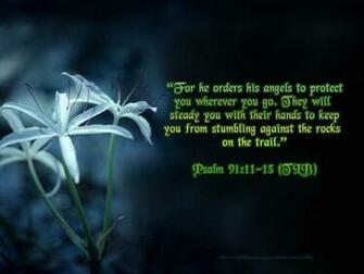 Psalm Wallpaper His Angels