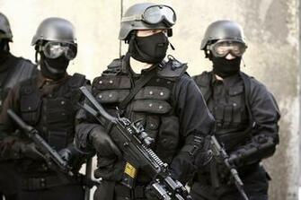 Swat Officer In Full Tactical Gear The Observation Deck