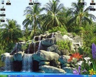 Tropic Waterfall Animated Wallpaper Descargar