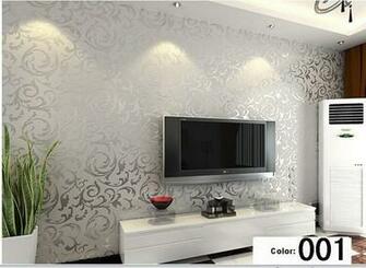 Wallpaper For Living Room Gold And Silver Striped Papel De