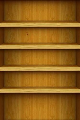 iPhone Wood Shelves Wallpaper By Wizmo