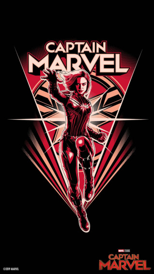 Captain Marvel iPhone Wallpaper