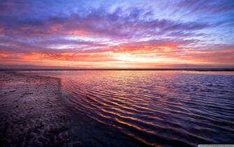 Sea Horizon Sunset 4k HD Desktop Wallpaper For Dual Monitor