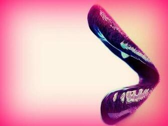 Pink Lips Wallpaper