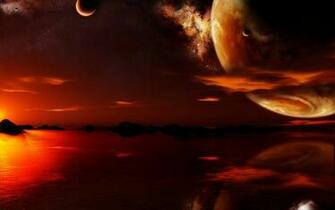 Red Moon Wallpaper HD Net