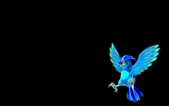 Pokemon Black Background Aticuno Wallpaper