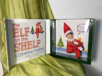 The Elf On Shelf A Christmas Tradition Book And Doll Blue Eyes