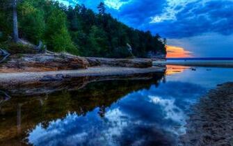 Lake Superior At Sunset