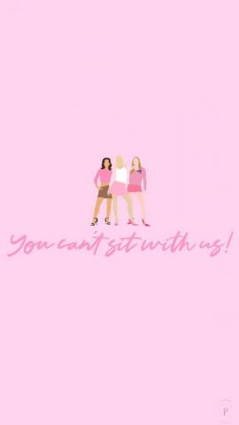 Mean Girls iPhone Wallpaper Girl Pink