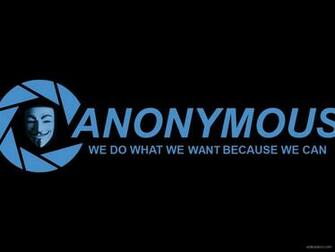 Anonymous Aperture Logo Wallpaper