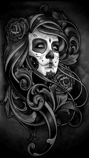 HD Phone Wallpaper On Day Of The Dead Dia De Los