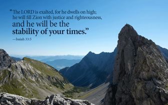 Wallpaper The Lord Is Exalted For He Dwells On High Truth Life